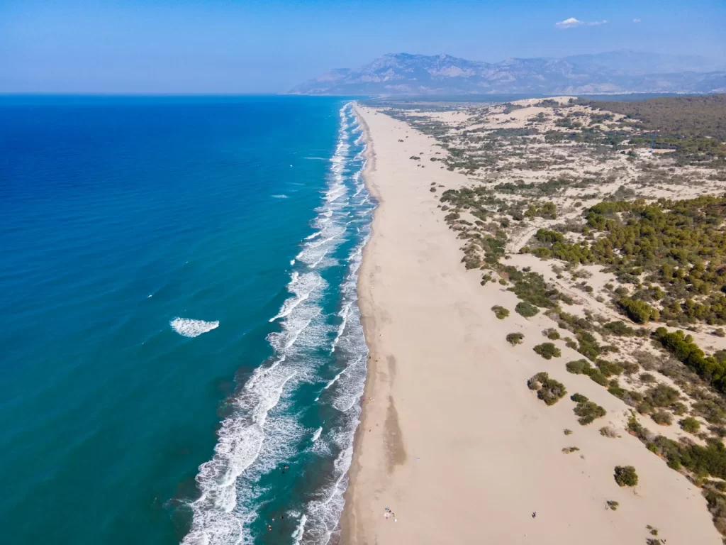سواحل ترکیه ساحل patara آنتالیا