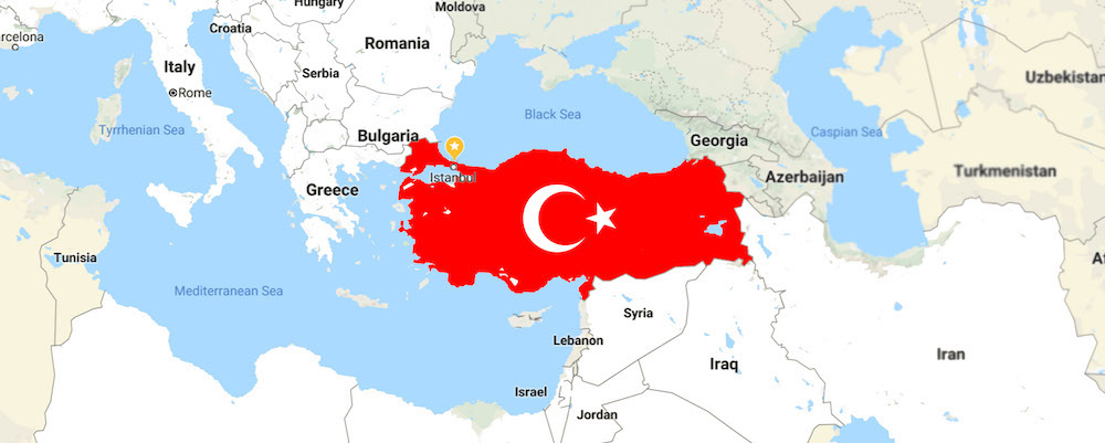 turkey map 1 نحوه اخذ تابعیت ترکیه از طریق سرمایه گذاری چگونه است؟